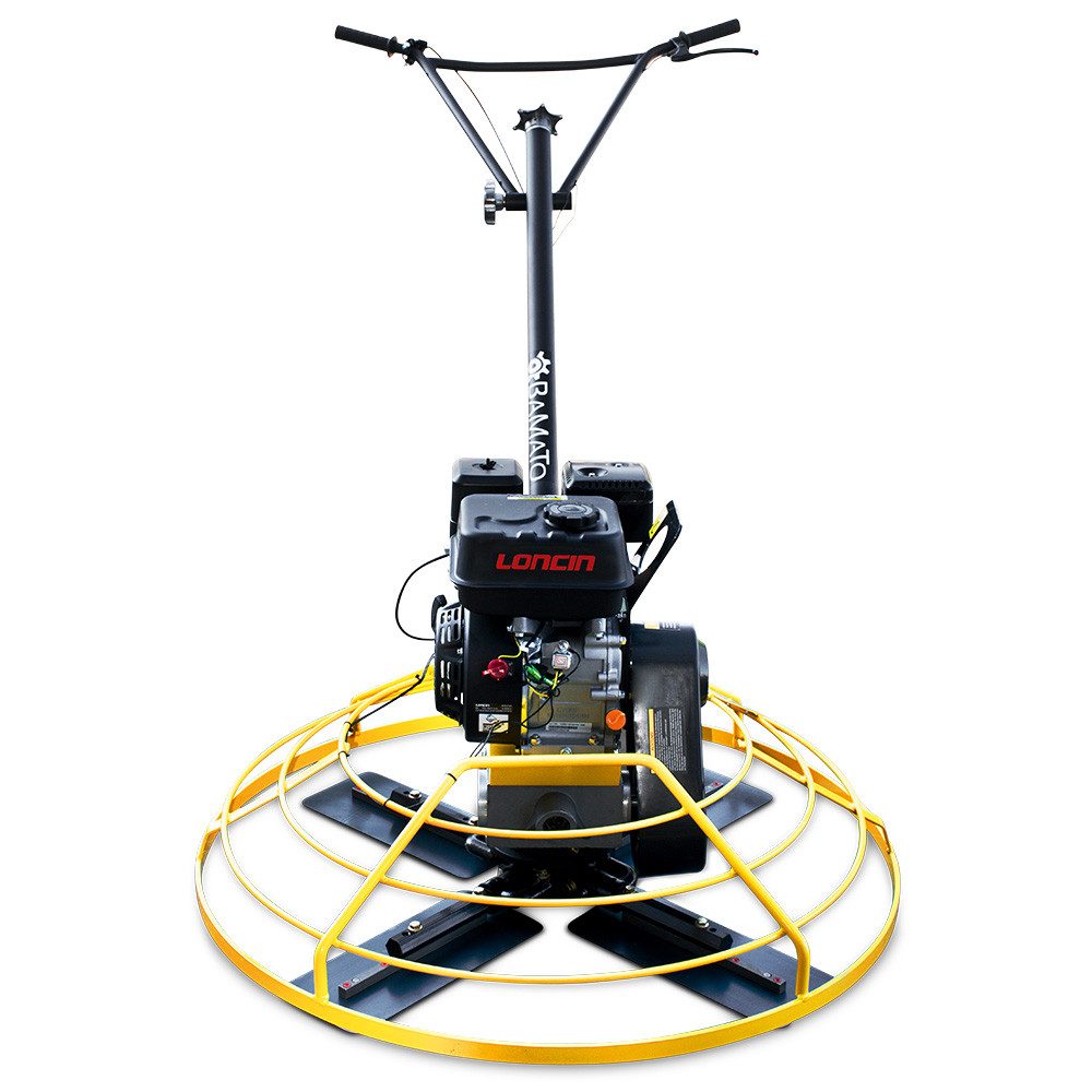 BAMATO Glättekelle - Betonglätter BPT-960 Flügelglätter Estrichglätter 4,1 kW (1-St) 910mm Rotor, 196cm³, 4 Flügel, 0-15° Blattwinkel, Glättmaschine