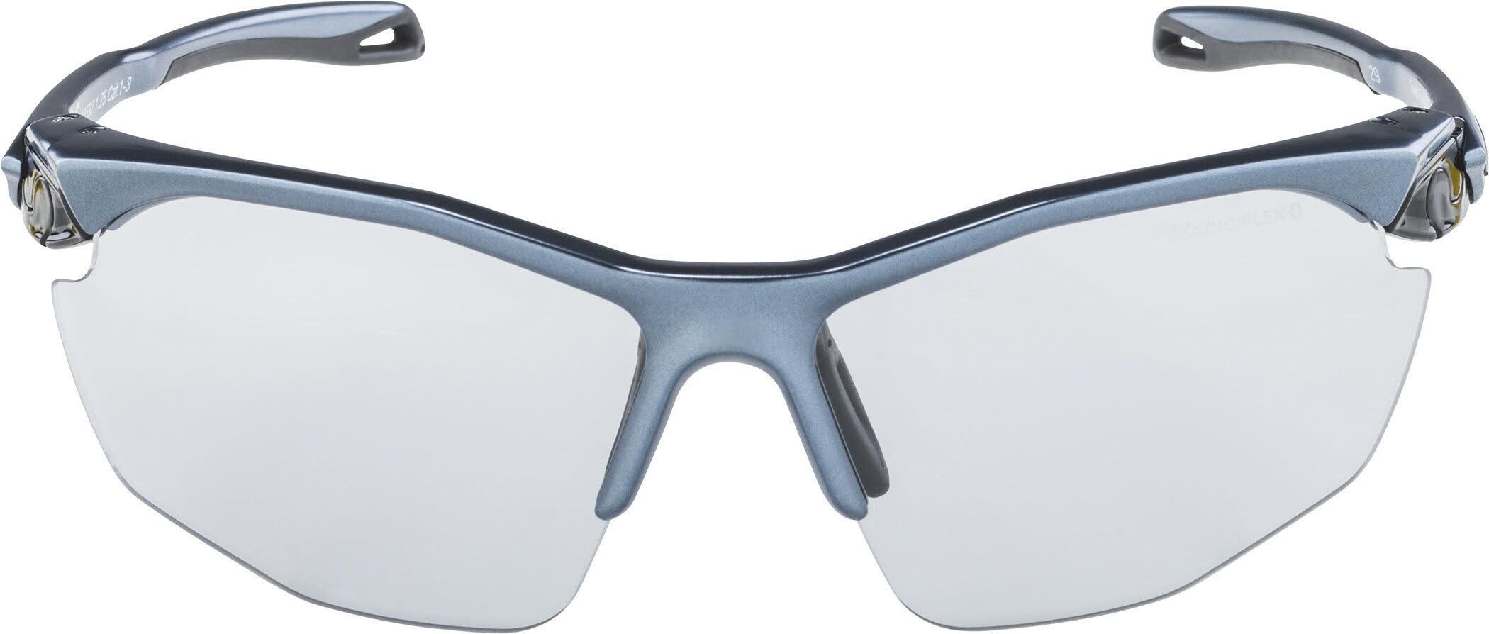 tin-black Alpina gloss Skibrille