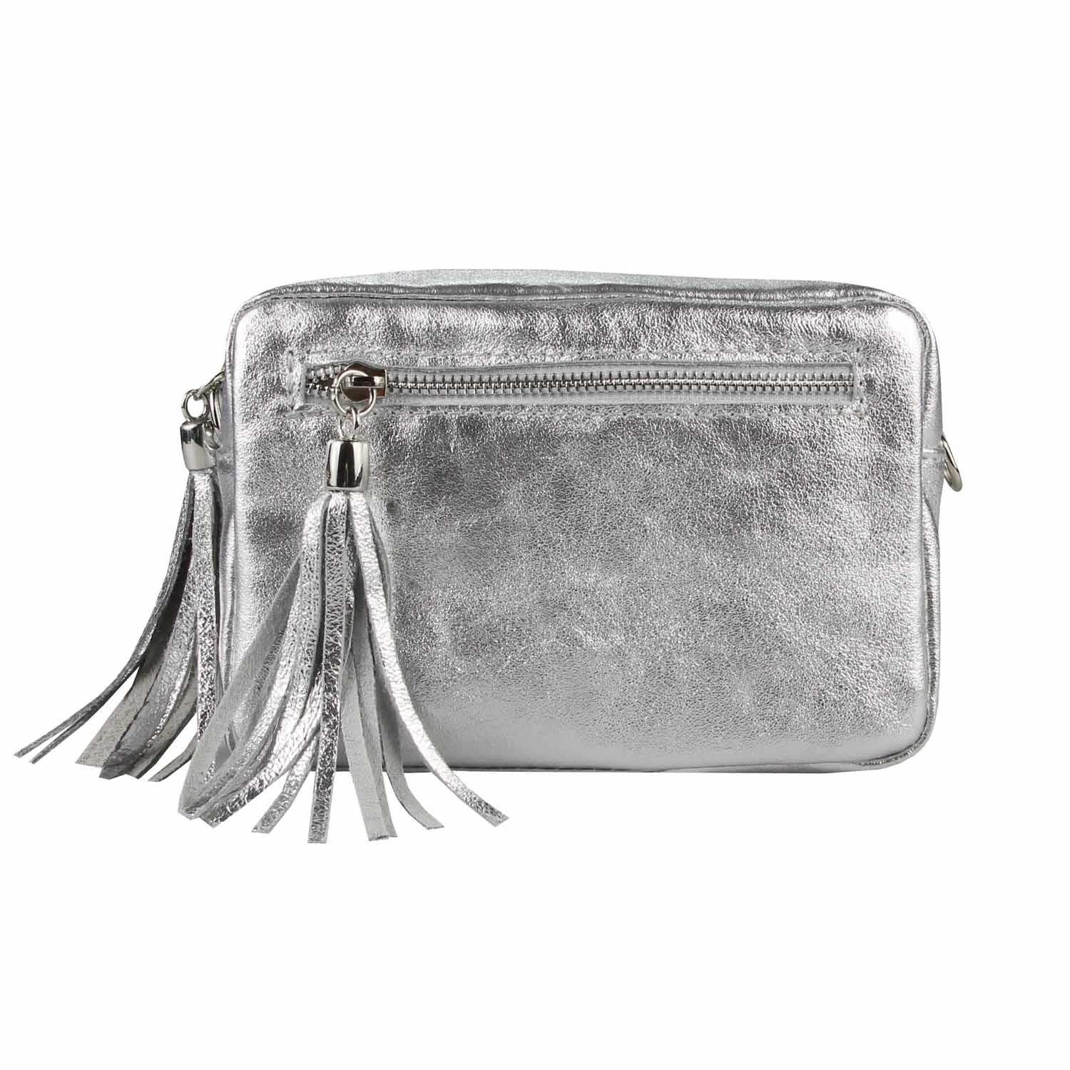 ITALYSHOP24 Schultertasche Made in Italy Damen Leder Tasche CrossOver, als günstig online kaufen
