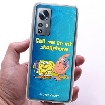 DeinDesign Handyhülle Patrick Star Spongebob Schwammkopf Serienmotiv, Xiaomi 12 5G Silikon Hülle Bumper Case Handy Schutzhülle