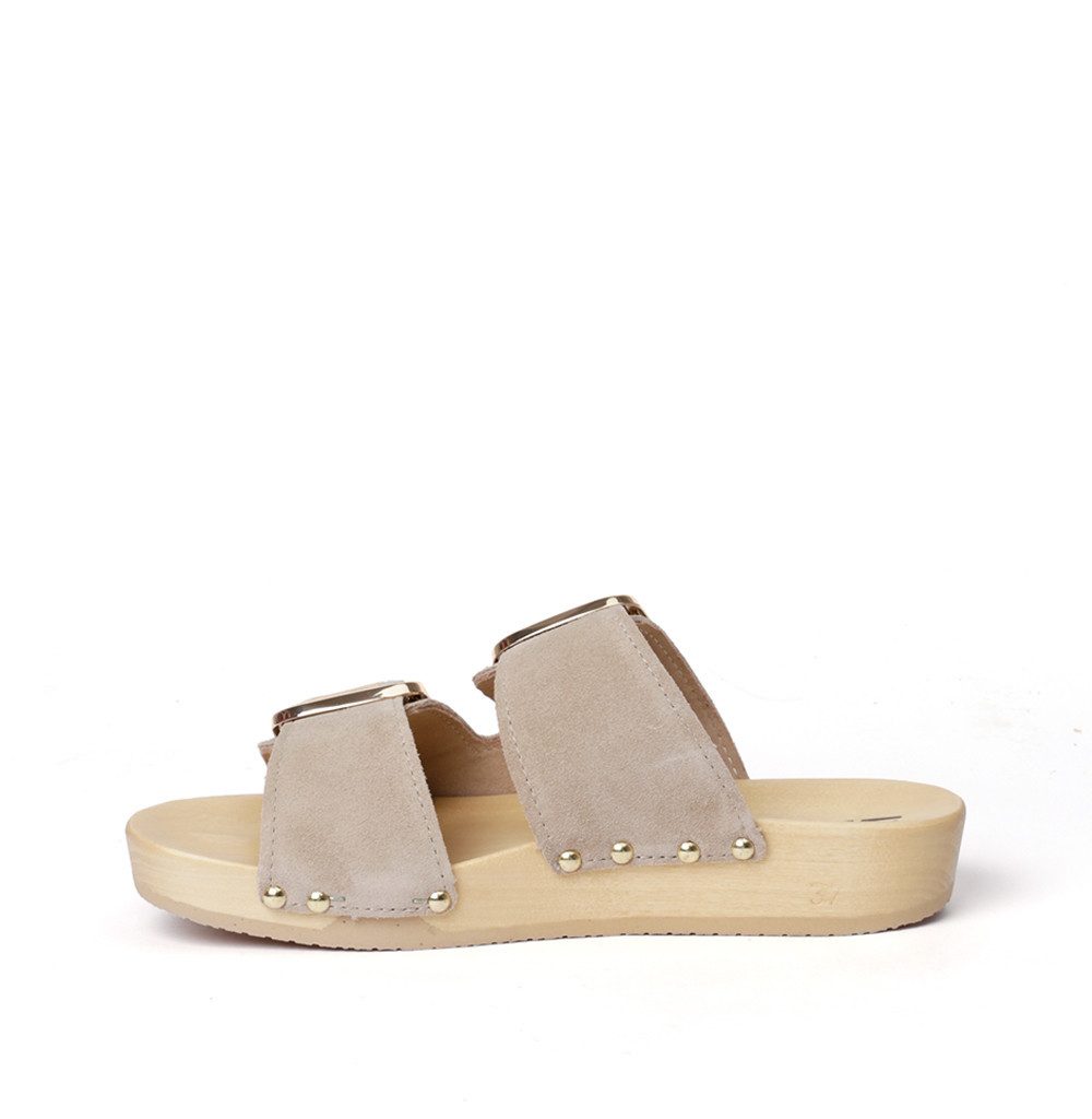 Softclox LENA Kaschmir taupe (natur) Pantolette günstig online kaufen