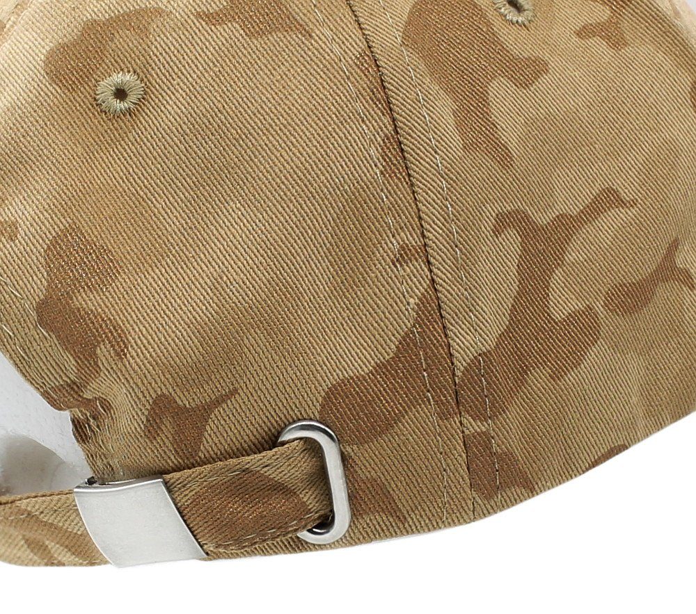 dy_mode Baseball Bunt Schirmmütze mit Damen Size, Camouflage Muster Belüftungslöcher, Cap K106-Ginger Basecap Army Unisex Kappe Herren One