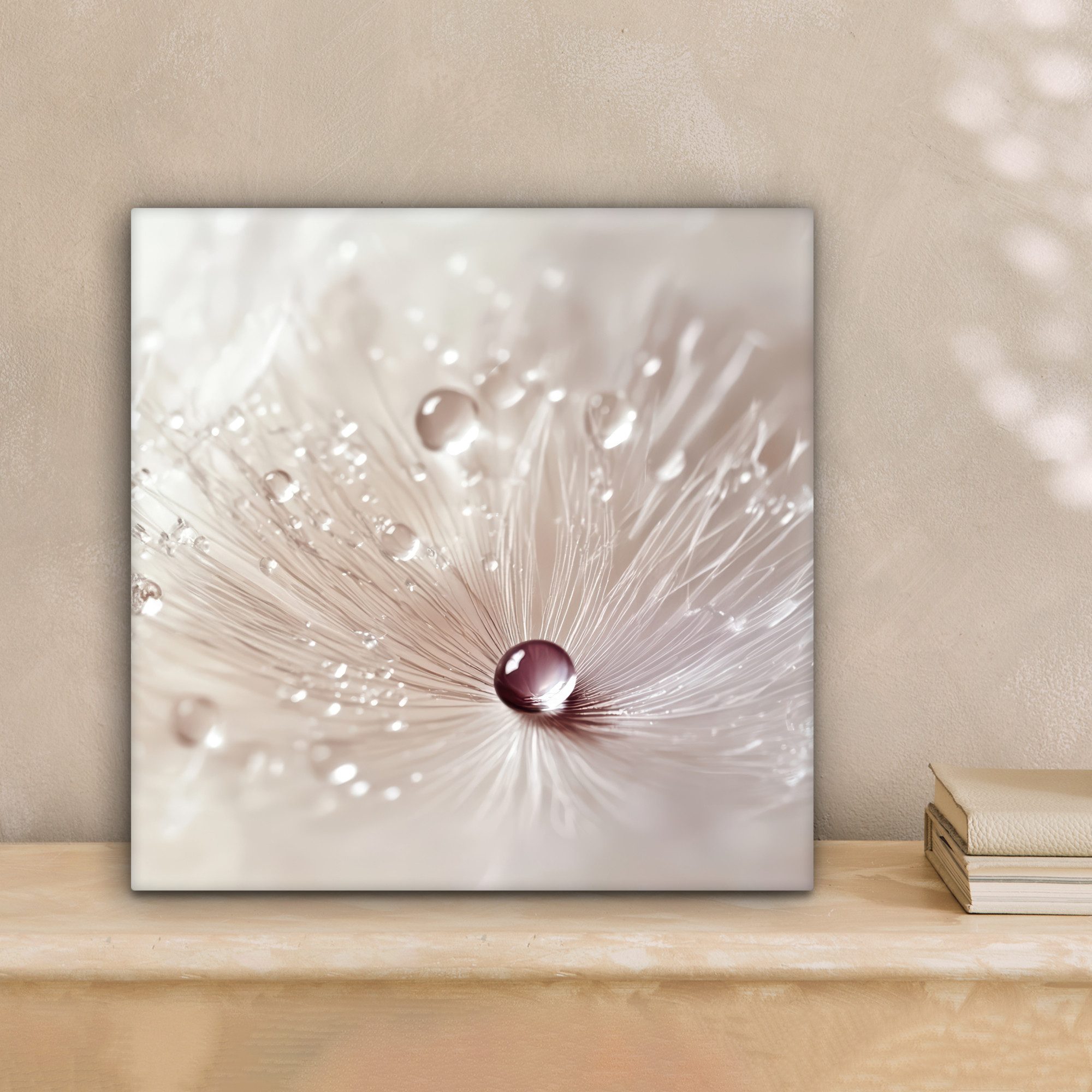 OneMillionCanvasses® Leinwandbild Blume - Abstrakt - Weiß - Wasser - Natur, günstig online kaufen
