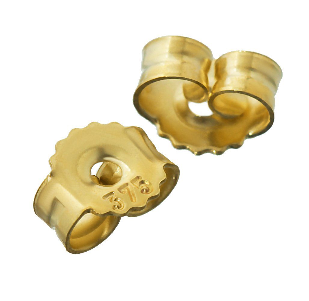 NKlaus Серьги-гвоздики-Verschluss 1paar 375 Gelb Gold Gegenstecker Серьги-гвоздики Ohrsto