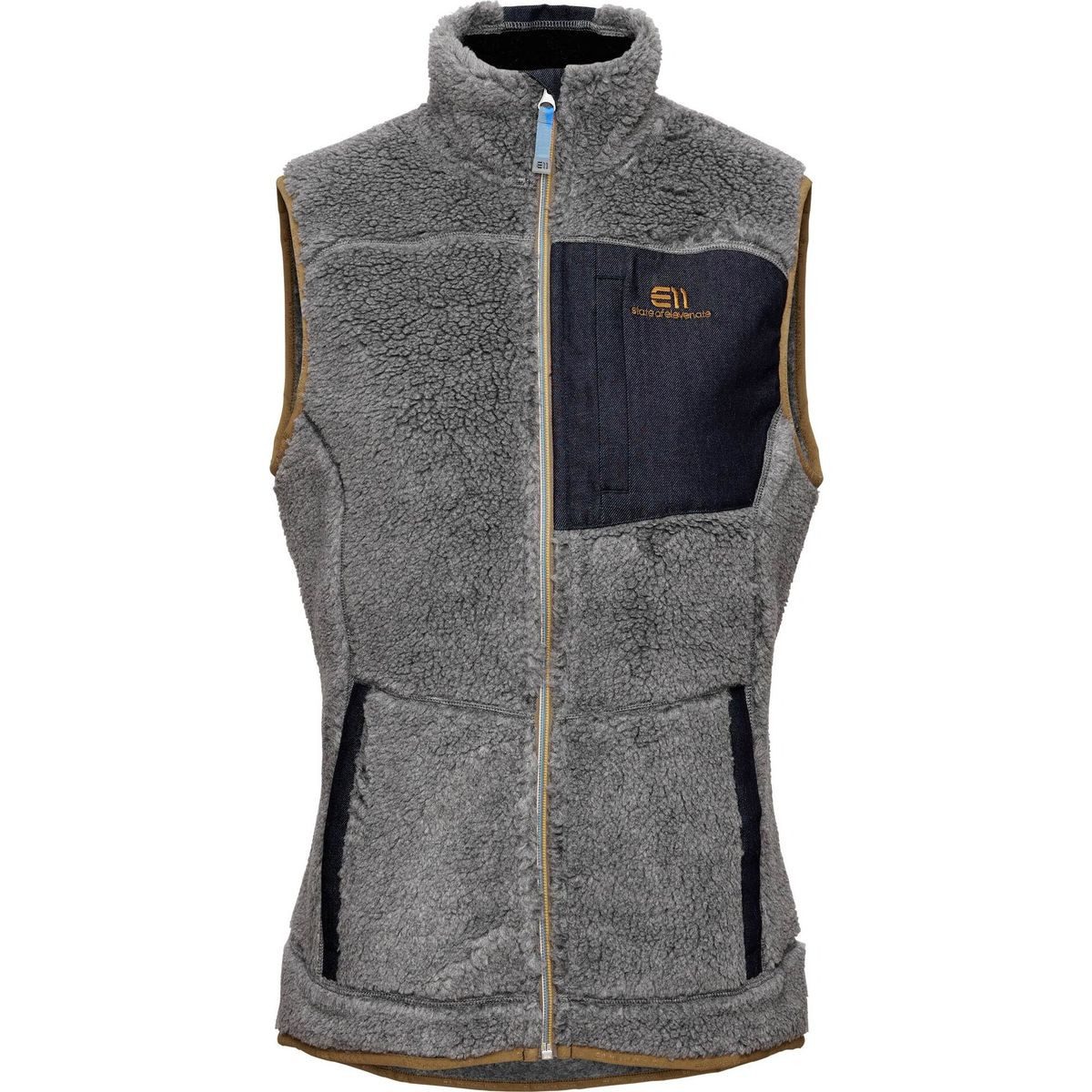 Elevenate Funktionsweste Women Glacier Pile Vest Kuschelige Weste aus doppelseitigem Fleece, ideal für Skifahren und