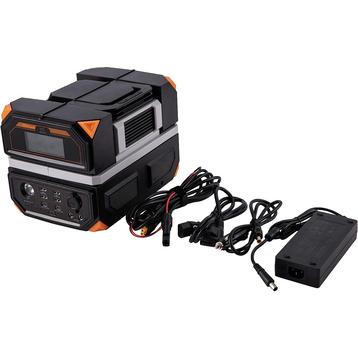 Technaxx Technaxx 600W Powerstation mit 2X 230V Steckdose, 6X USB, 2X DC 12V Powerstation