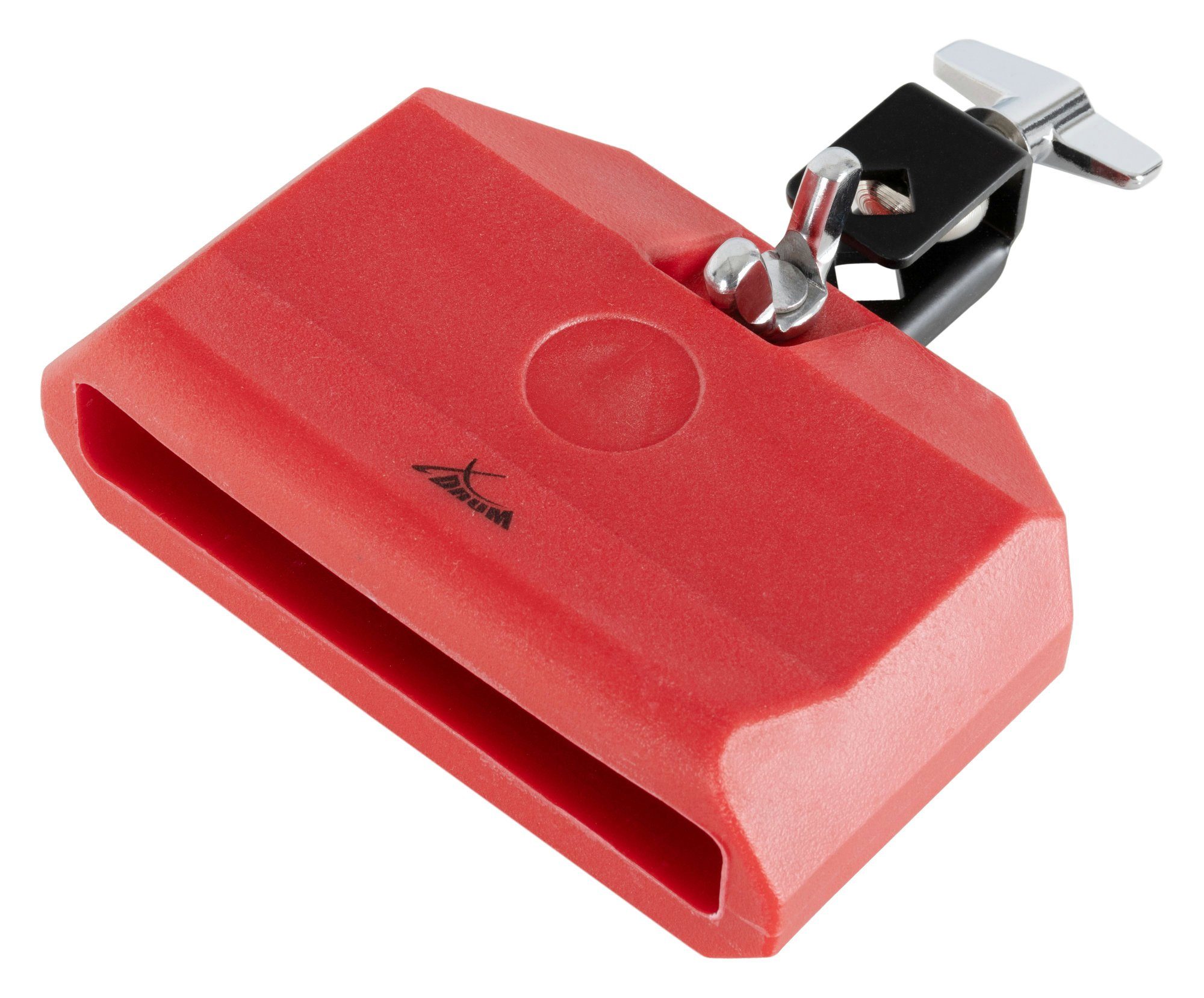XDrum Cowbell PB2-RD Percussion Block Medium - Kunststoff-Block mit mittlerem Pitch, Kunststoff-Block mit mittlerem Pitch