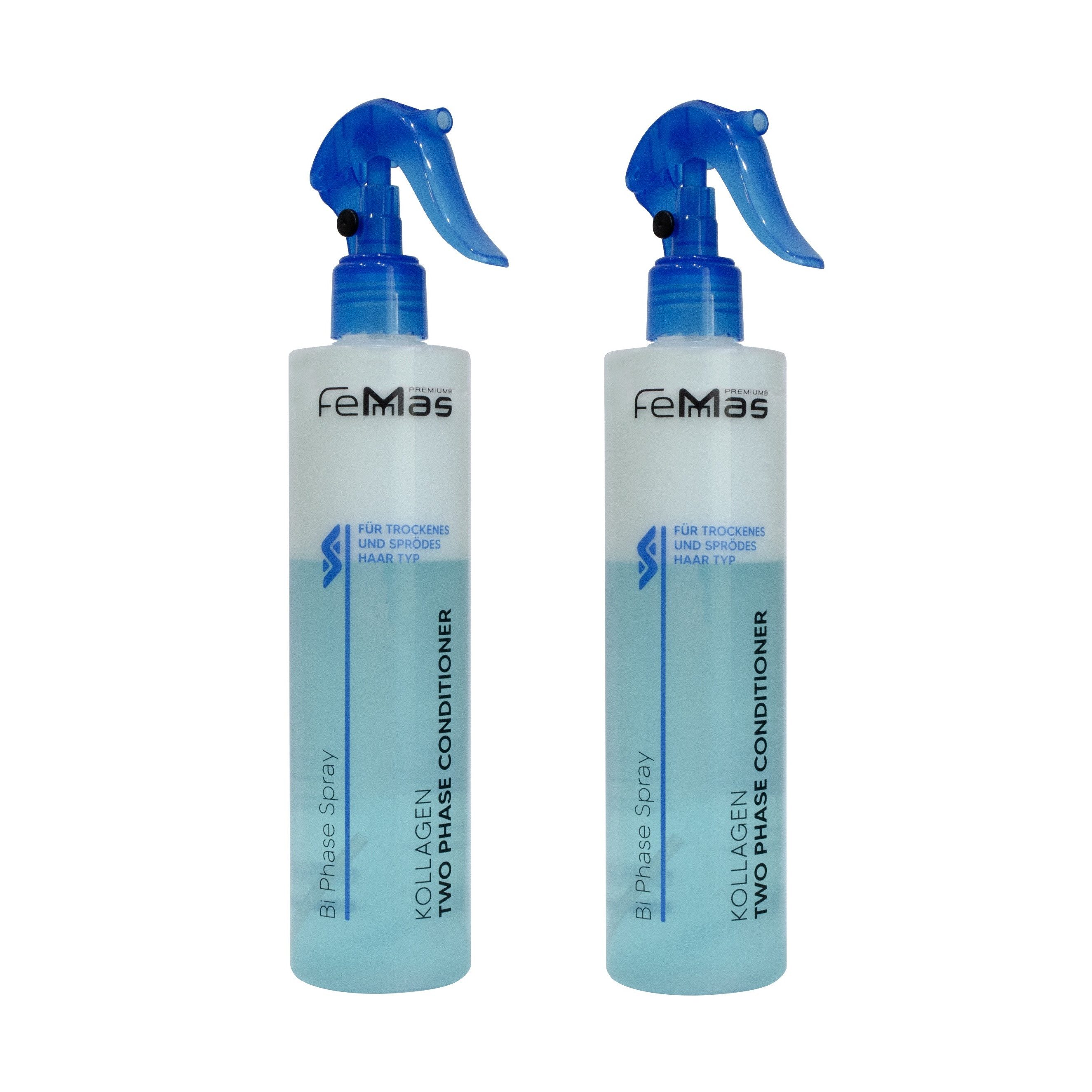 Gabri Professional Haarpflege-Spray FemMas Bi-Phase Spray Kollagen 320ml 2 Stück