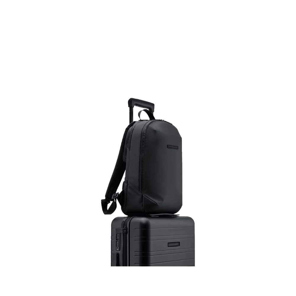 Horizn Studios Laptoprucksack Gion Backpack Schwarz Veganer mit Wasserdichter Liter Laptopfach S, Rucksack 18 Pro