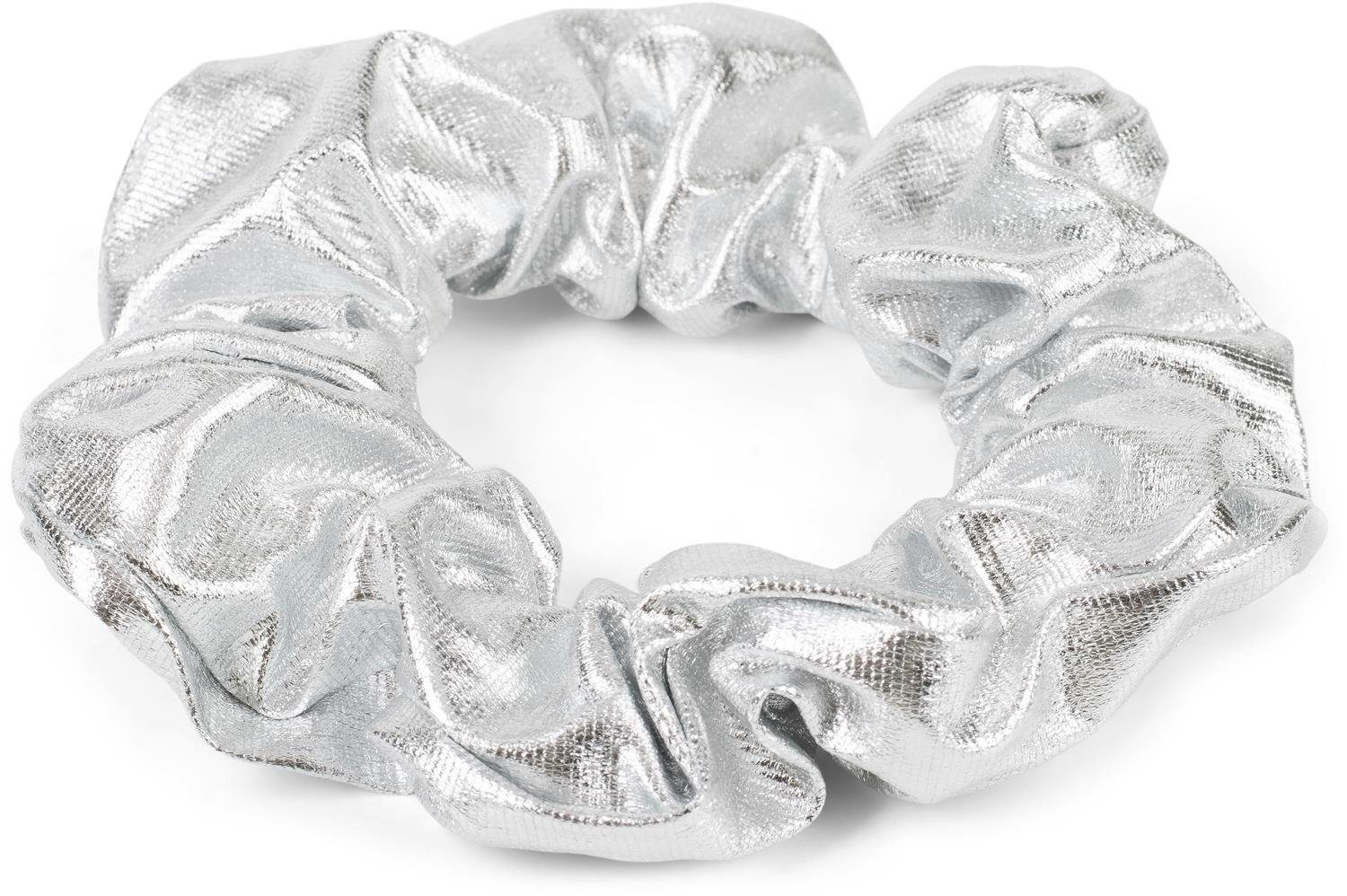 styleBREAKER Zopfhalter, 1-tlg., Metallic Scrunchie Haargummi