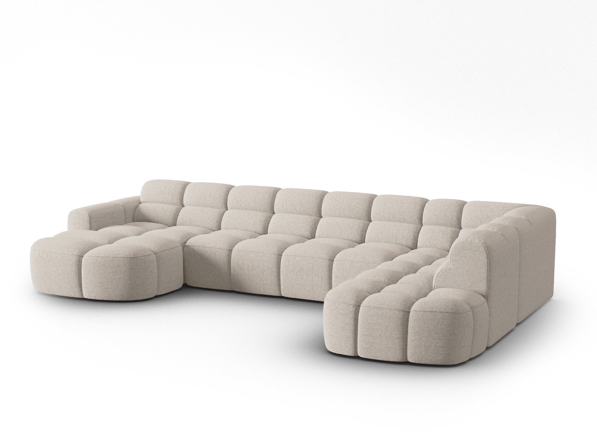 Micadoni Ecksofa Lisa, Panorama 7-Sitzer