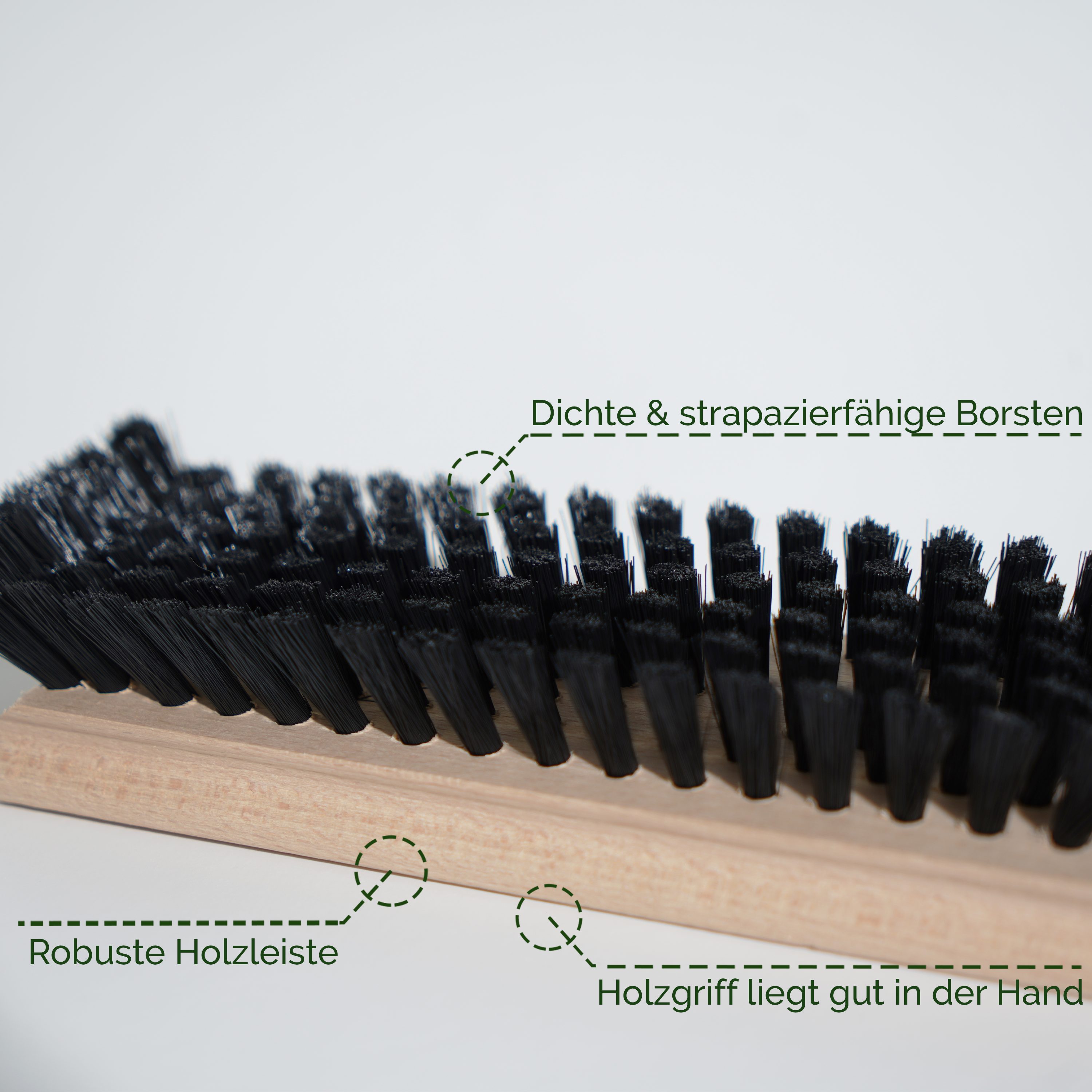 Veluxis Tapezierbürste Veluxis® Tapezierbürste 23,5 x 6 cm – mit Kunstborsten & Holzgriff, zum großflächigen Glattstreichen von Tapeten – robuste Malerbürste