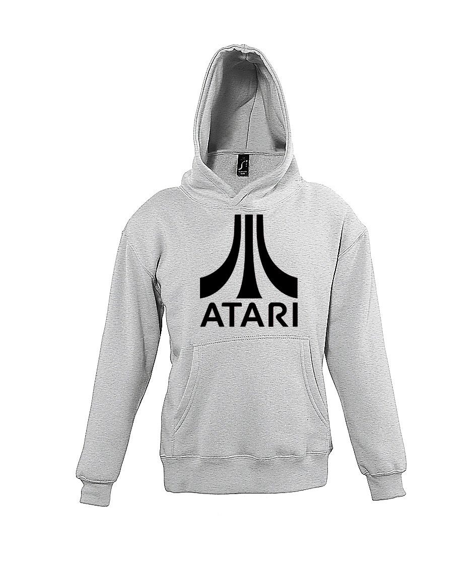 Youth Designz Kapuzenpullover Atari Kinder Hoodie mit modischem Print Grau