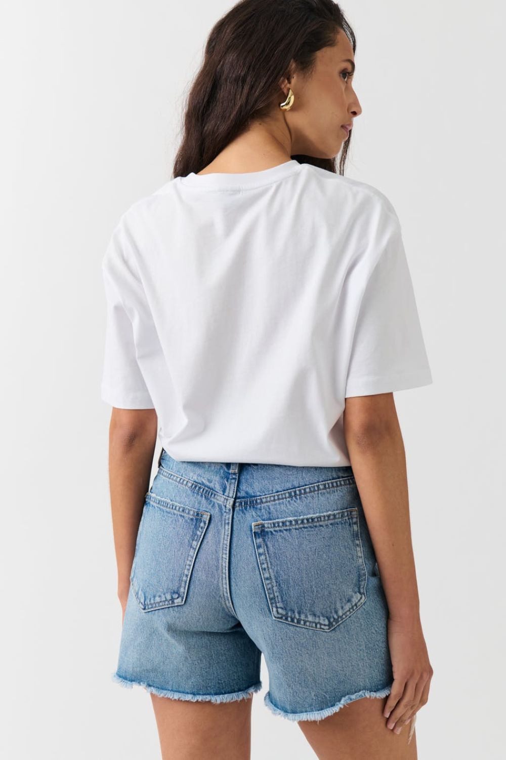 Gina Tricot Shorts - Jeansshorts - kurze Hose - Distressed high denim short günstig online kaufen