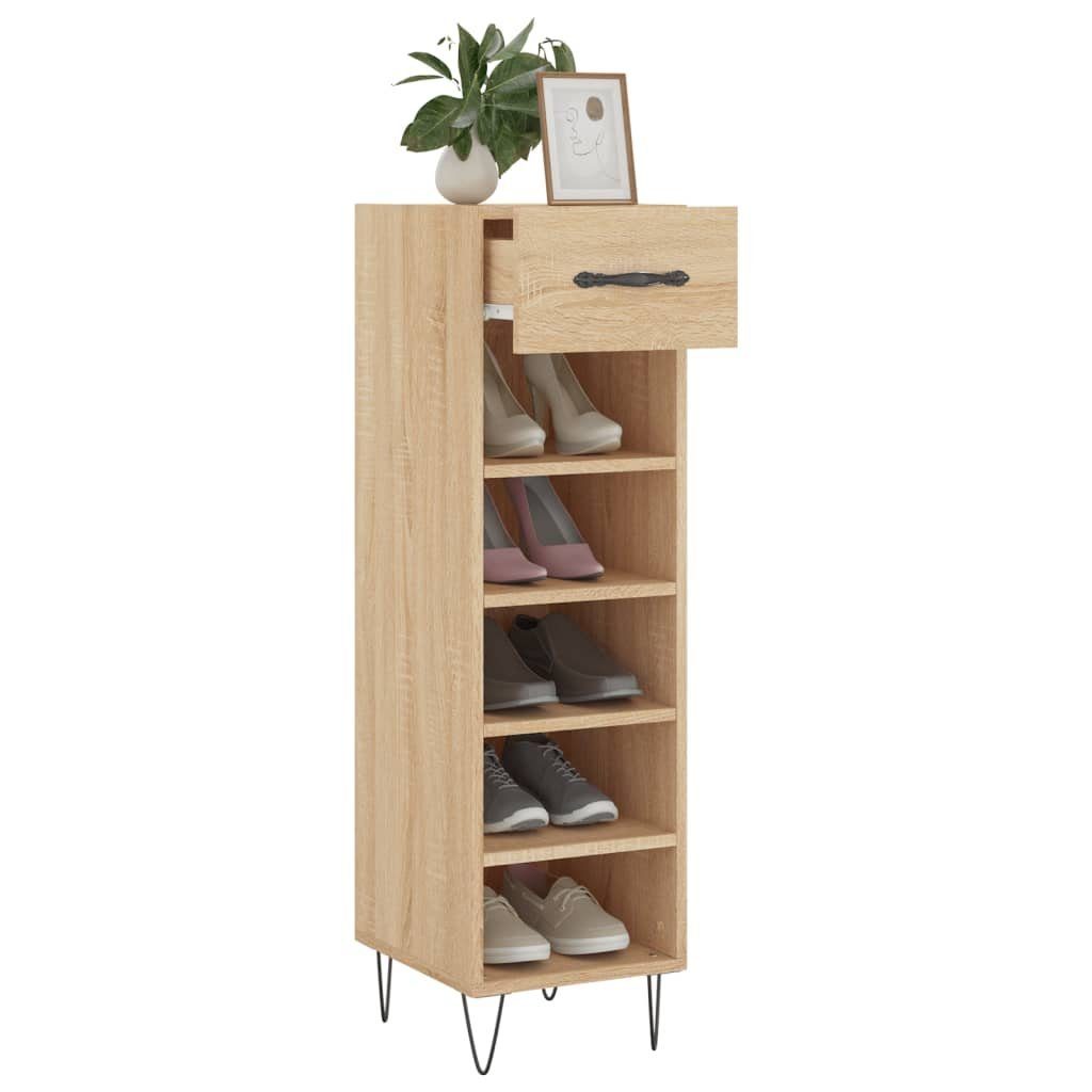 Sonoma-Eiche 30x35x105 Eiche Holzwerkstoff vidaXL Sonoma Kleiderschrank cm Schuhschrank (1-St)