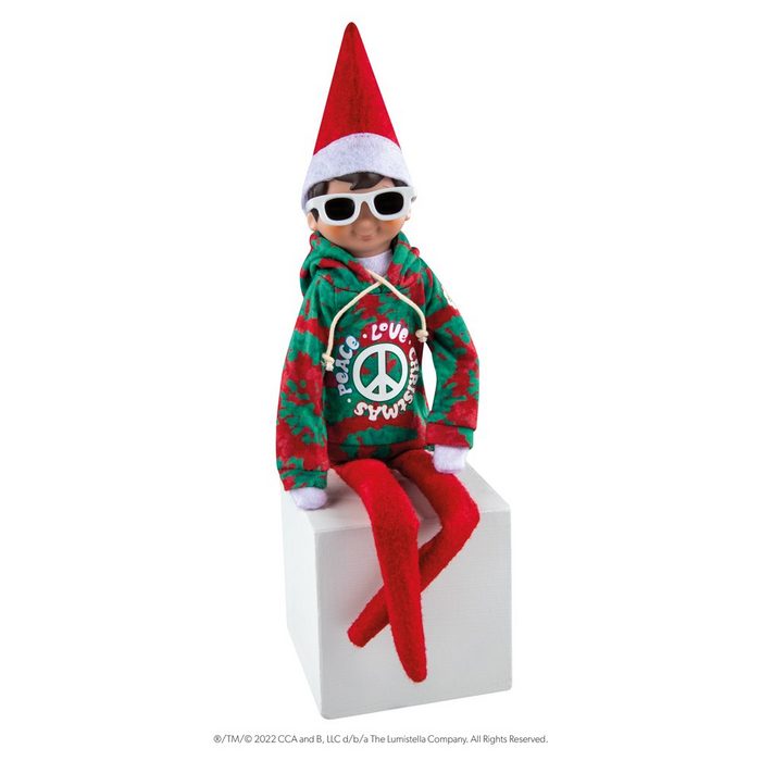 Elf on the Shelf Puppenkleidung Elf Outfit - Love & Peace Hoodie