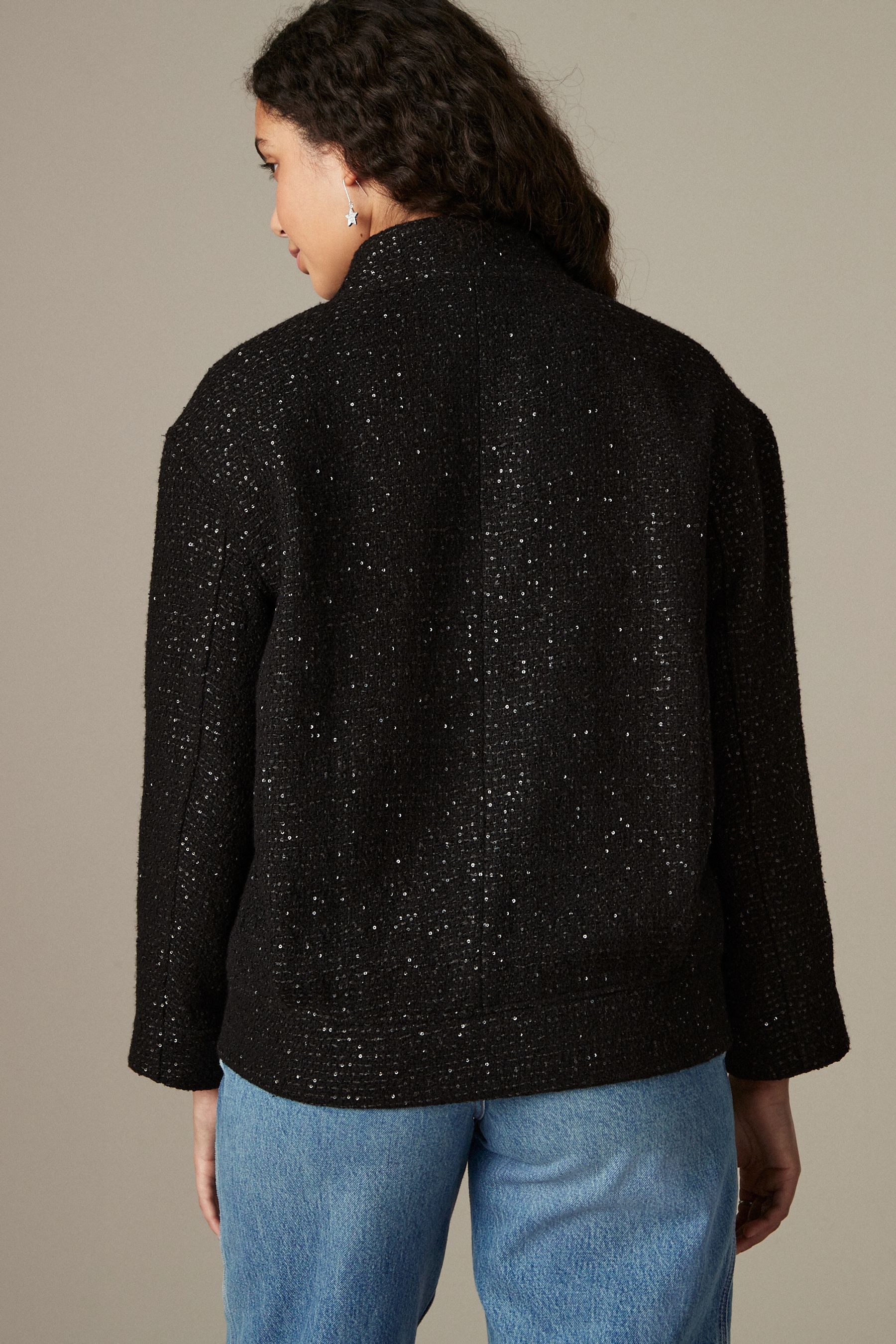 Next Bomberjacke Bomberjacke mit Pailletten (1-St) günstig online kaufen