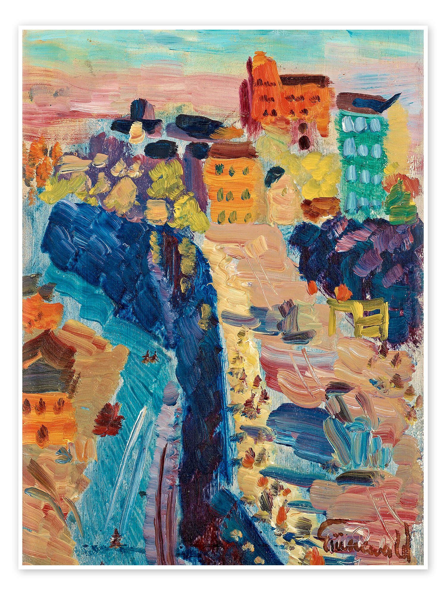 Posterlounge Wandbild Katarinavägen, Isaac Grünewald, erhältlich als Poster, Leinwandbild, Wandsticker oder Acrylglasbild
