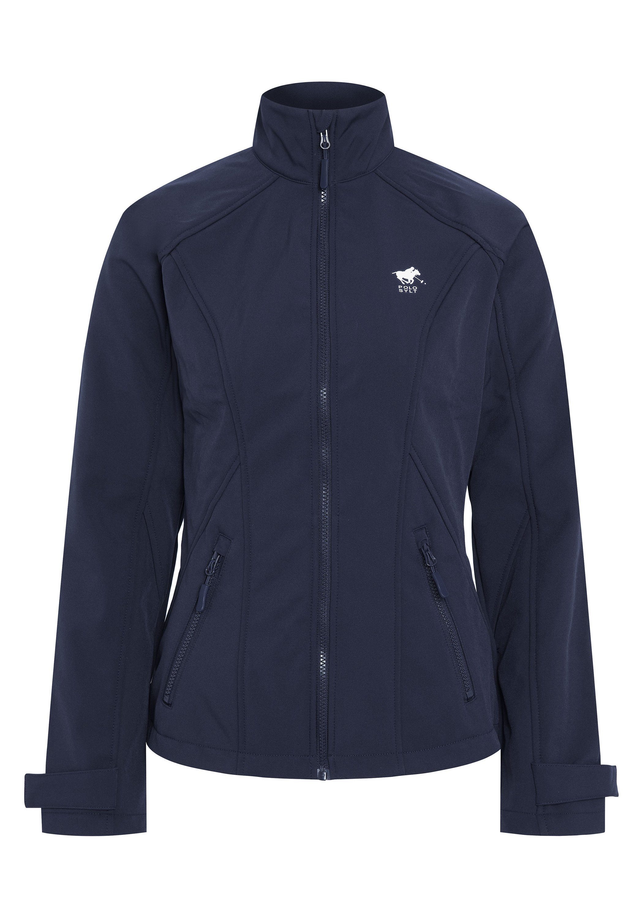 Polo Sylt Softshelljacke mit hochschließendem Kragen