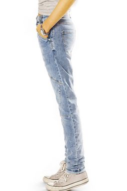 be styled Loose-fit-Jeans Baggy Loose Fit Jeans Low Waist Jeanshose - Damen - j11L mit Stretch-Anteil, 5-Pocket-Style