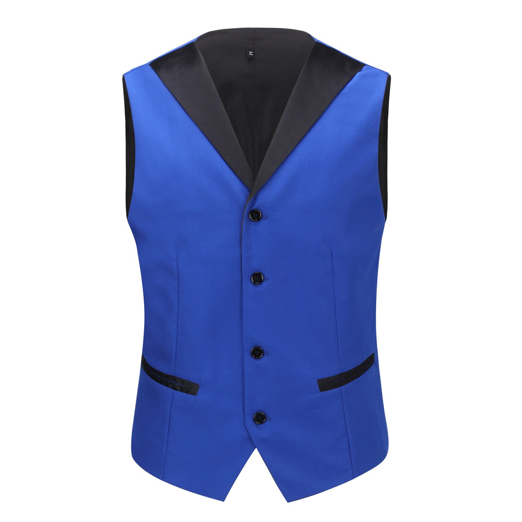 Allthemen Anzug (3 tlg) Slim Fit Elegante Anzüge mit Spitzen Revers