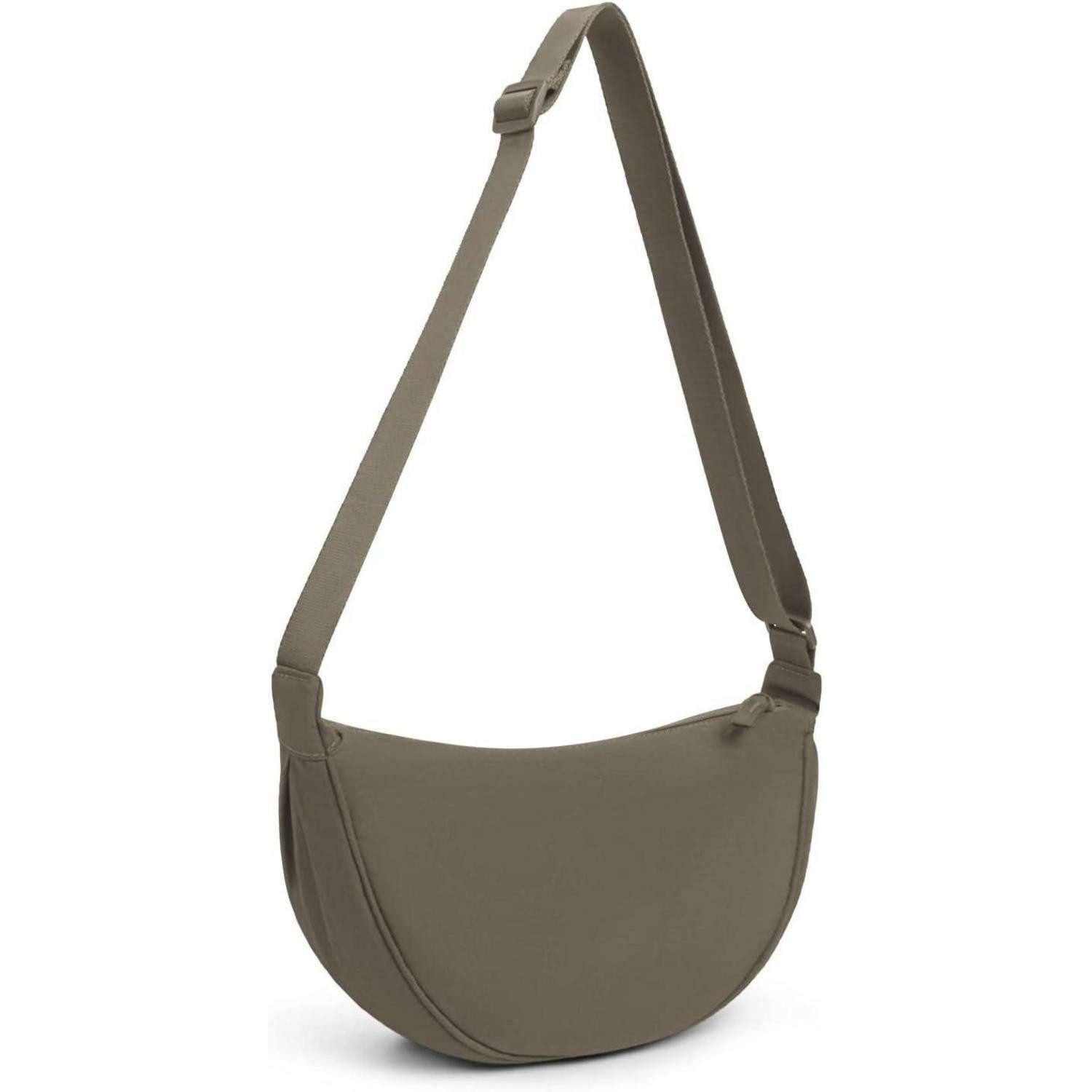 Hobo Umhängetasche Damen Halbmond Hobo Crossbody Schultergurt A-grün