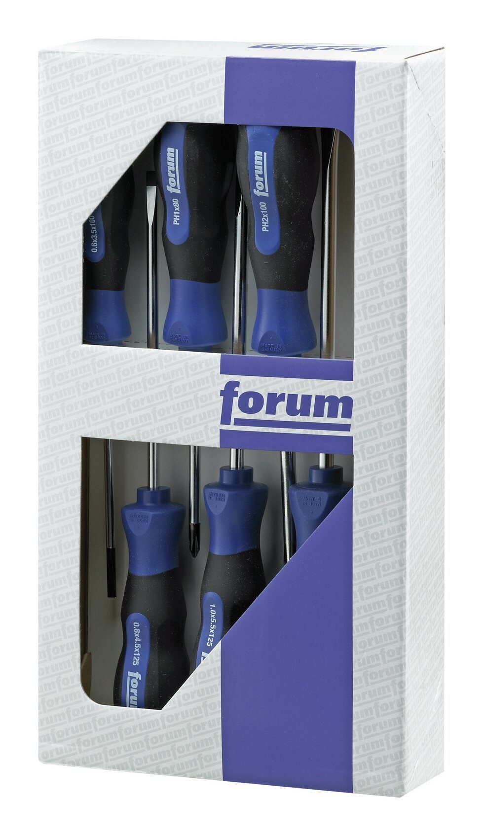 forum® Schraubendreher, Satz 7tlg. Schl./PH/PZ