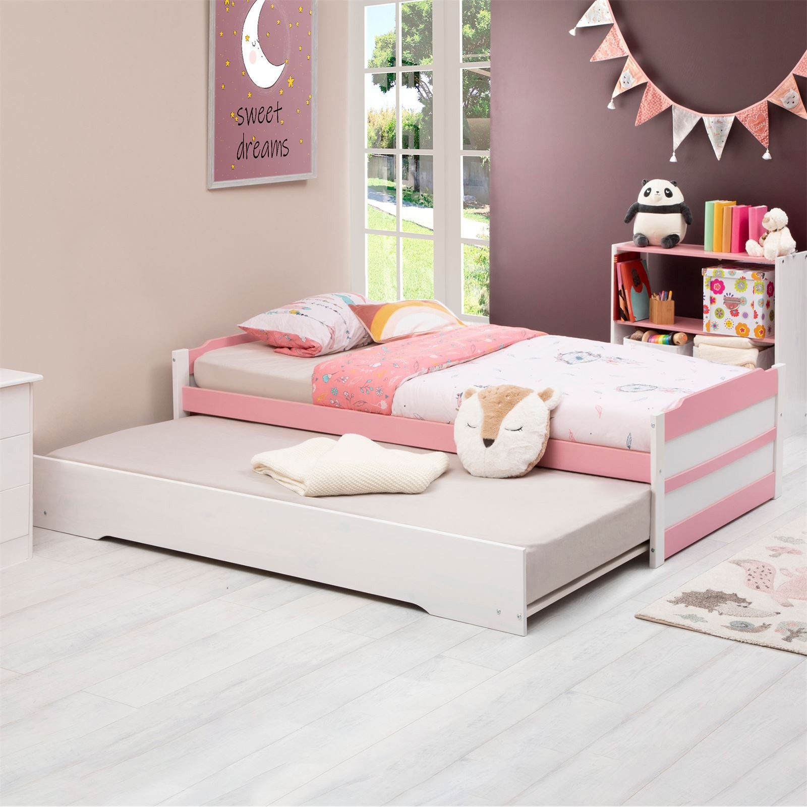 IDIMEX Funktionsbett LORENA, Ausziehbett Tagesbett Jugendbett 90x190 cm