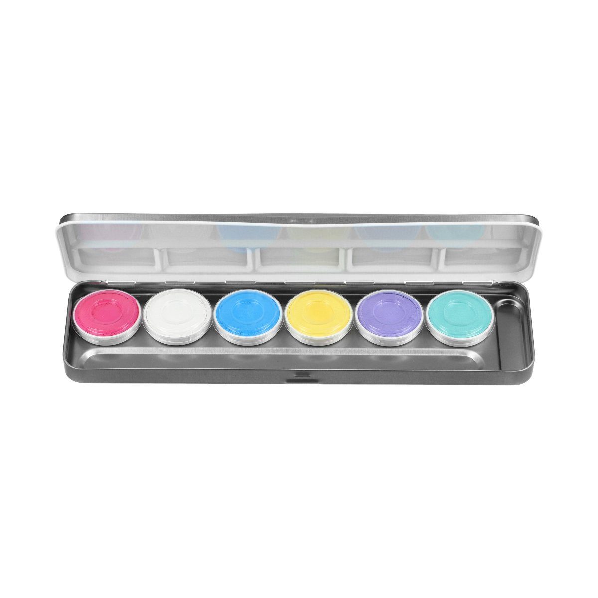 thetru Theaterschminke Wasserschminke Pastel Unicorn - Palette mit 6 Farb, Schminkkasten mit hochwertiger Farbe für Gesichts-Make-up und Bodypai
