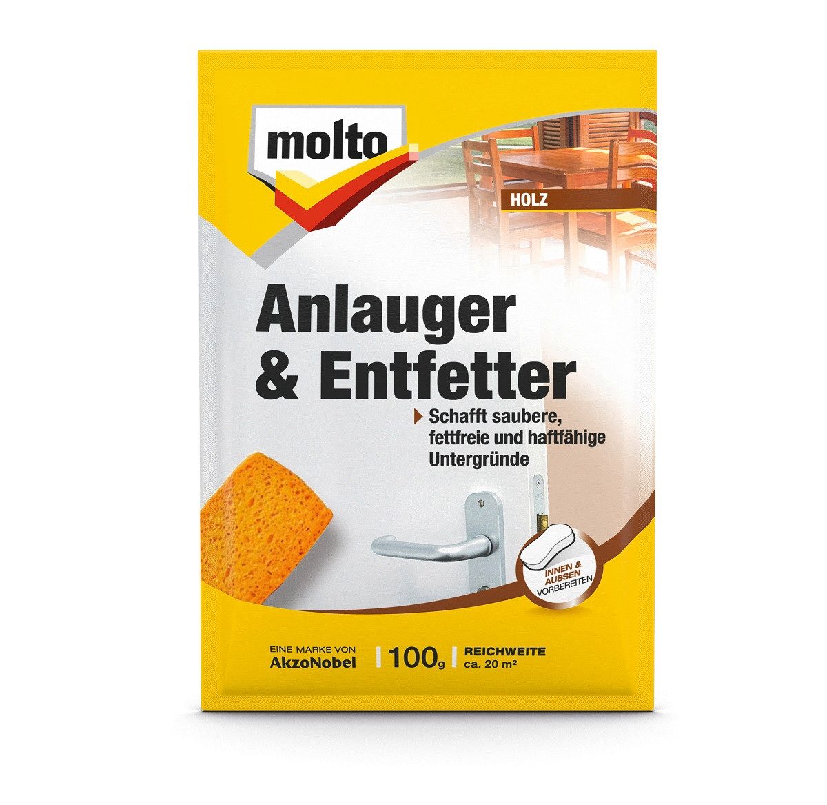 MOLTO Spachtelmasse MOLTO Anlauger Pulver 100g