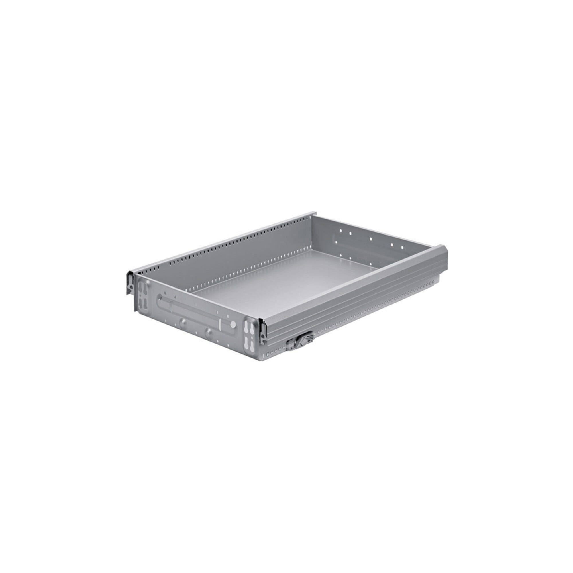 Hettich Schubkasten Hettich Stahlschubkasten 9134405 Systema TOP 2000 mit OrgaLine silber
