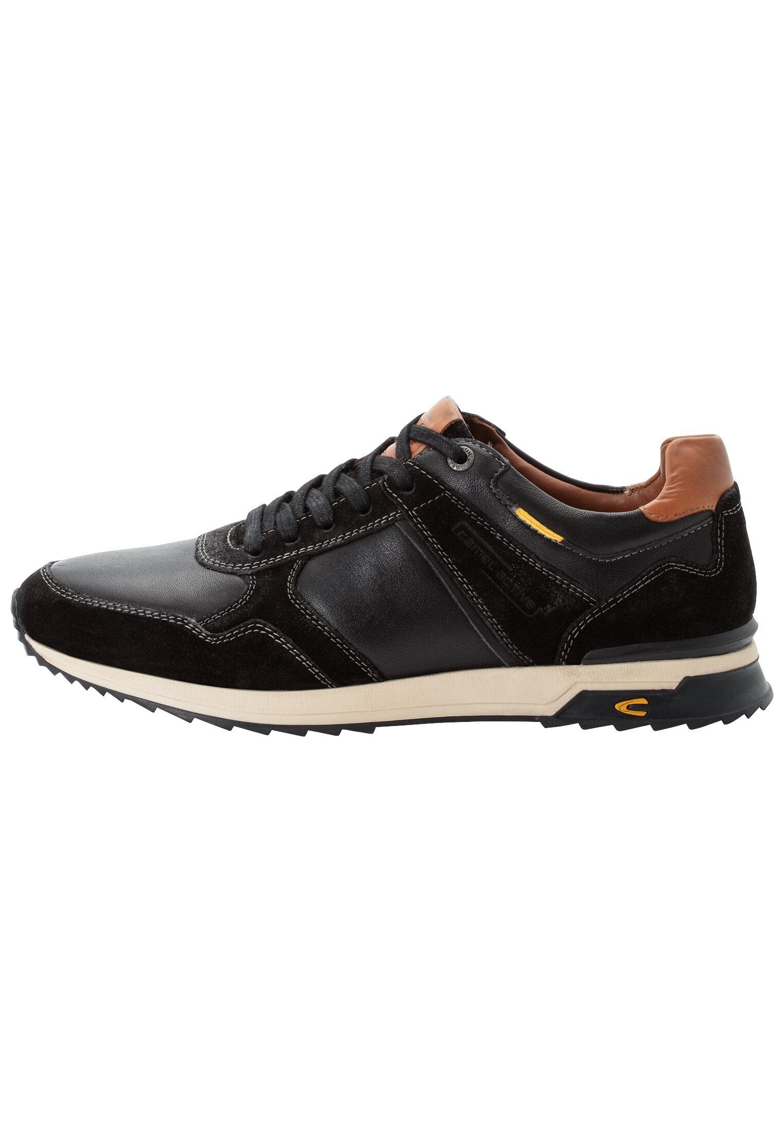 aus Leder Schnürschuh