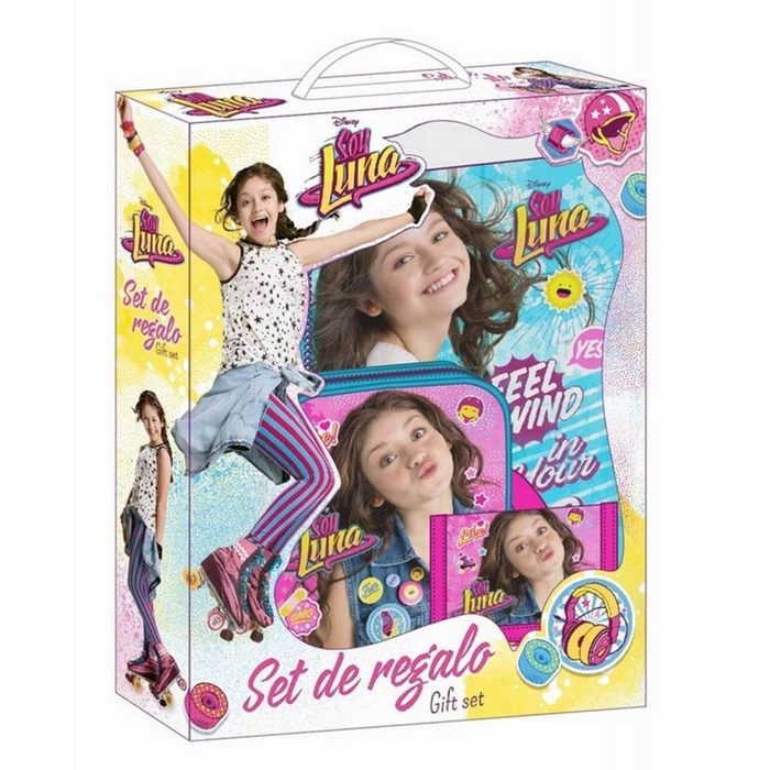 Disney Soy Luna Umhängetasche Disney Soy Luna - Tasche Geschenkset 3-teilig (Reißverschluss Mädchen) Geringes-Gewicht
