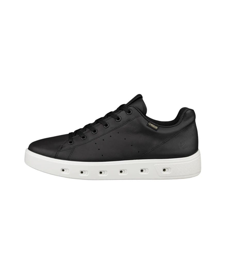 Ecco Street 720 Lea GTX (Vollnarbenleder, wasserdicht) schwarz Herren Sneaker – Bild 4 von 4