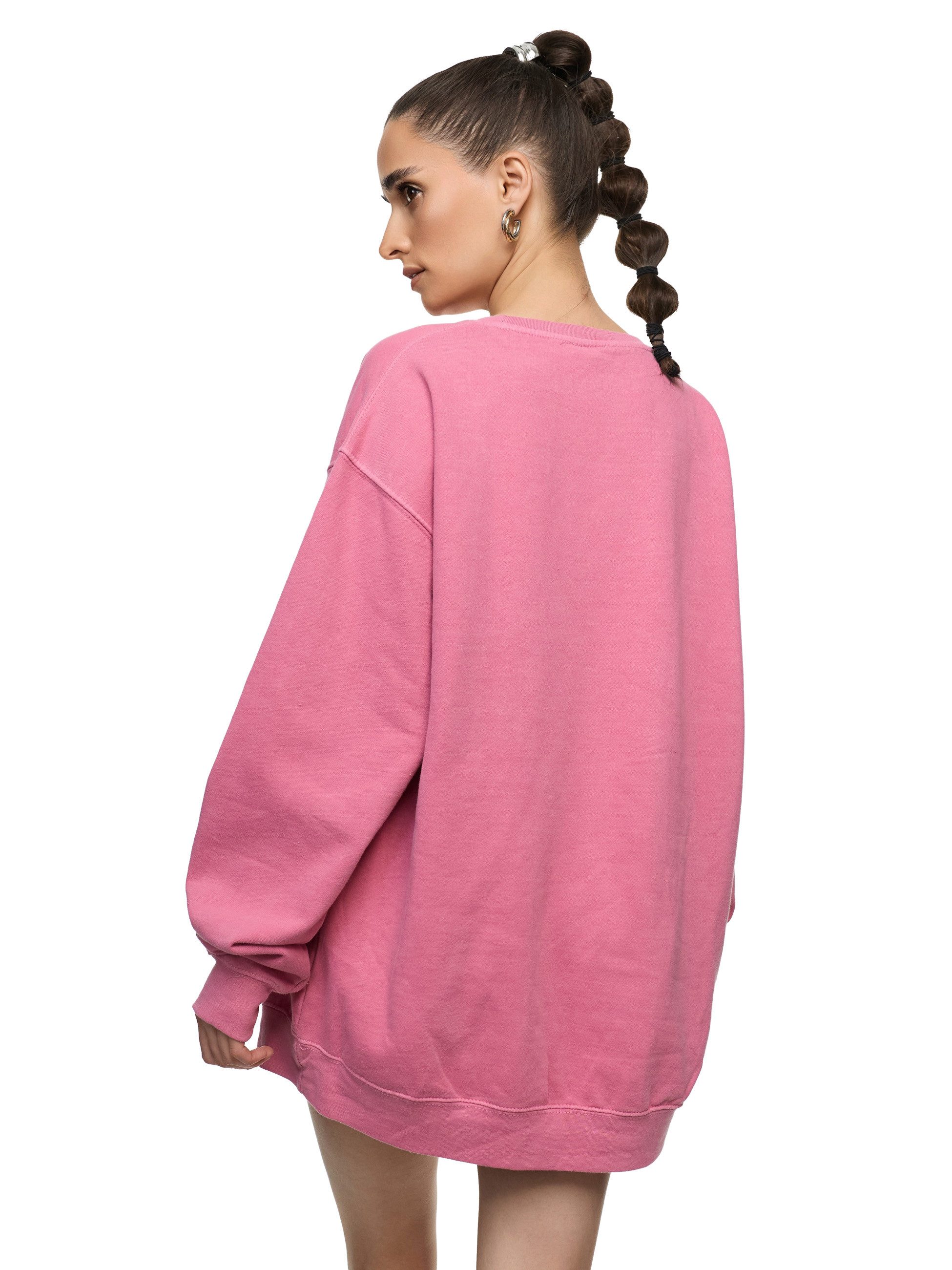 Worldclassca Sweatshirt Worldclassca Oversized Sweatshirt WILDFLOWER Print Langarm Pullover PRINT - WILDFLOWER - ROCK & ROLL - IN THE END WE ALL BLOUSSOM
