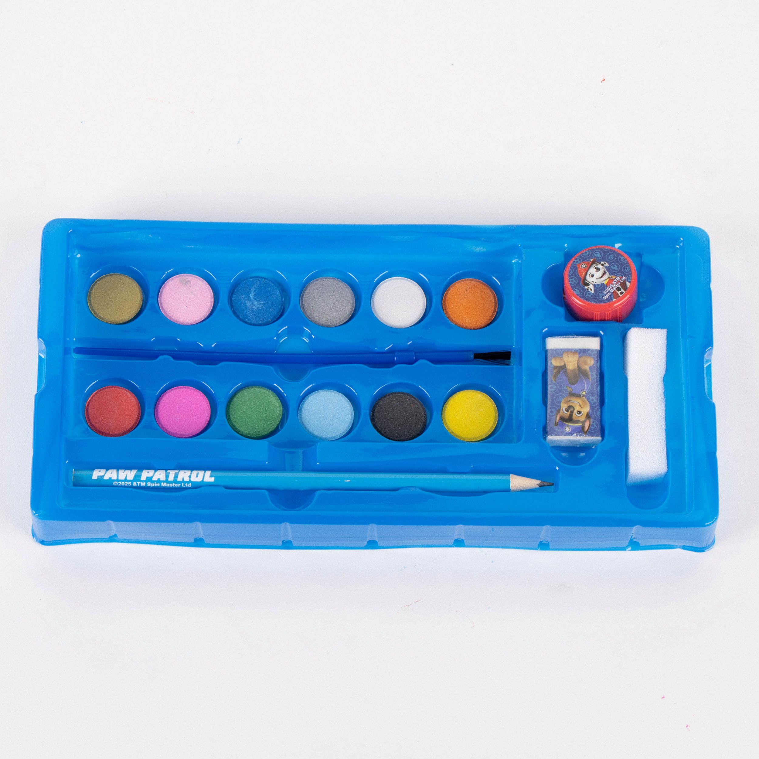 PAW PATROL Federmäppchen Kinder Malkoffer, 68-teilig, PAW PATROL Malset mit Buntstifte etc., (Paw Patrol)