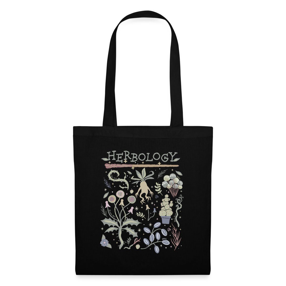 Spreadshirt Henkeltasche Harry Potter Herbology Botanische Kräuter Stoffbeutel (1-tlg)