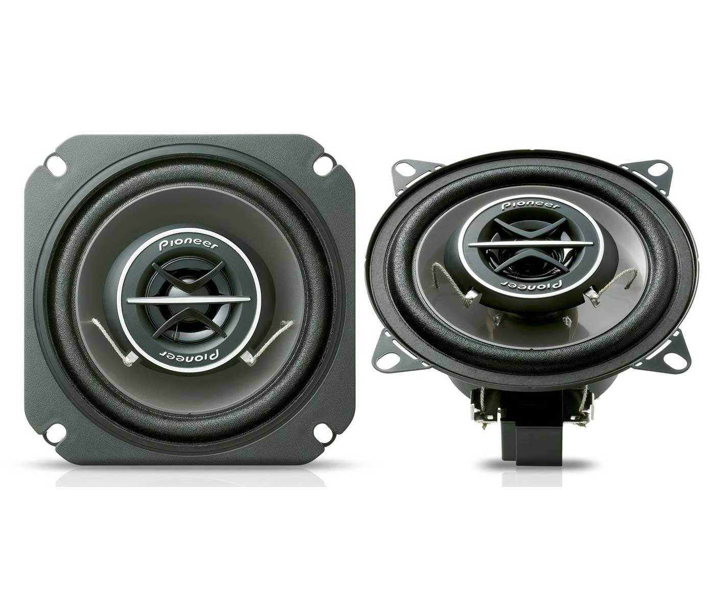 Pioneer TS-1002I 10cm 2-Wege Koaxiallautsprecher für Renault, Opel, VW Auto-Lautsprecher (25 W)