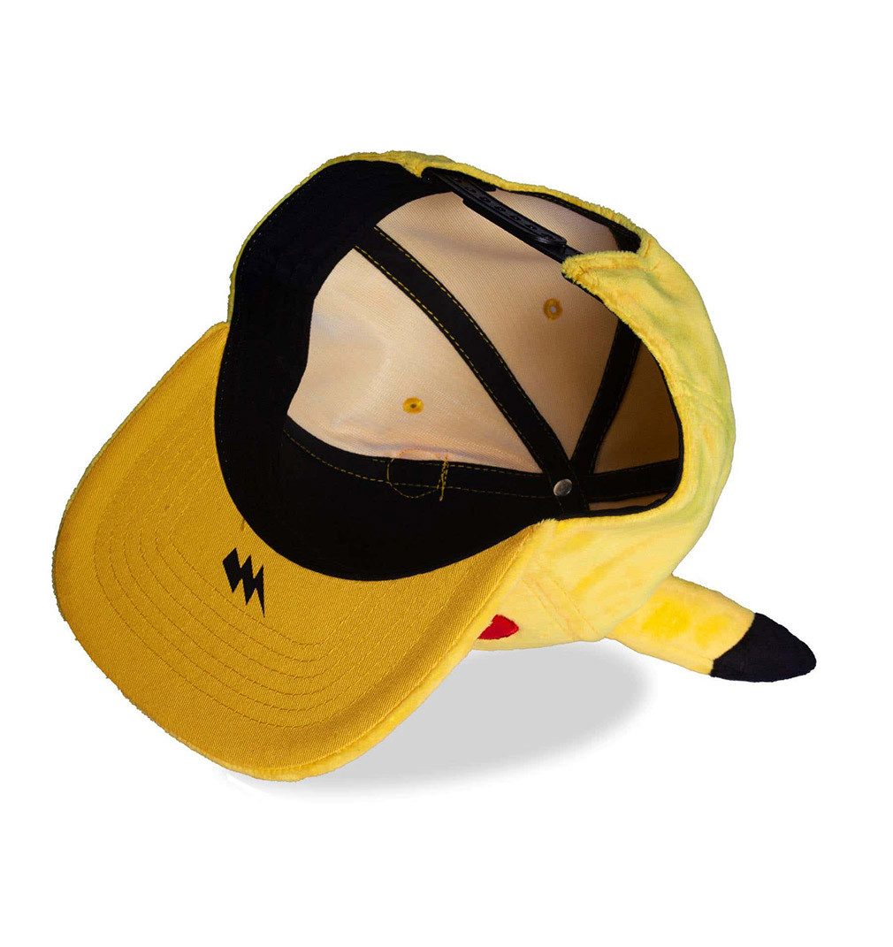 POKÉMON Baseball Cap Happy Pikachu Plush Face
