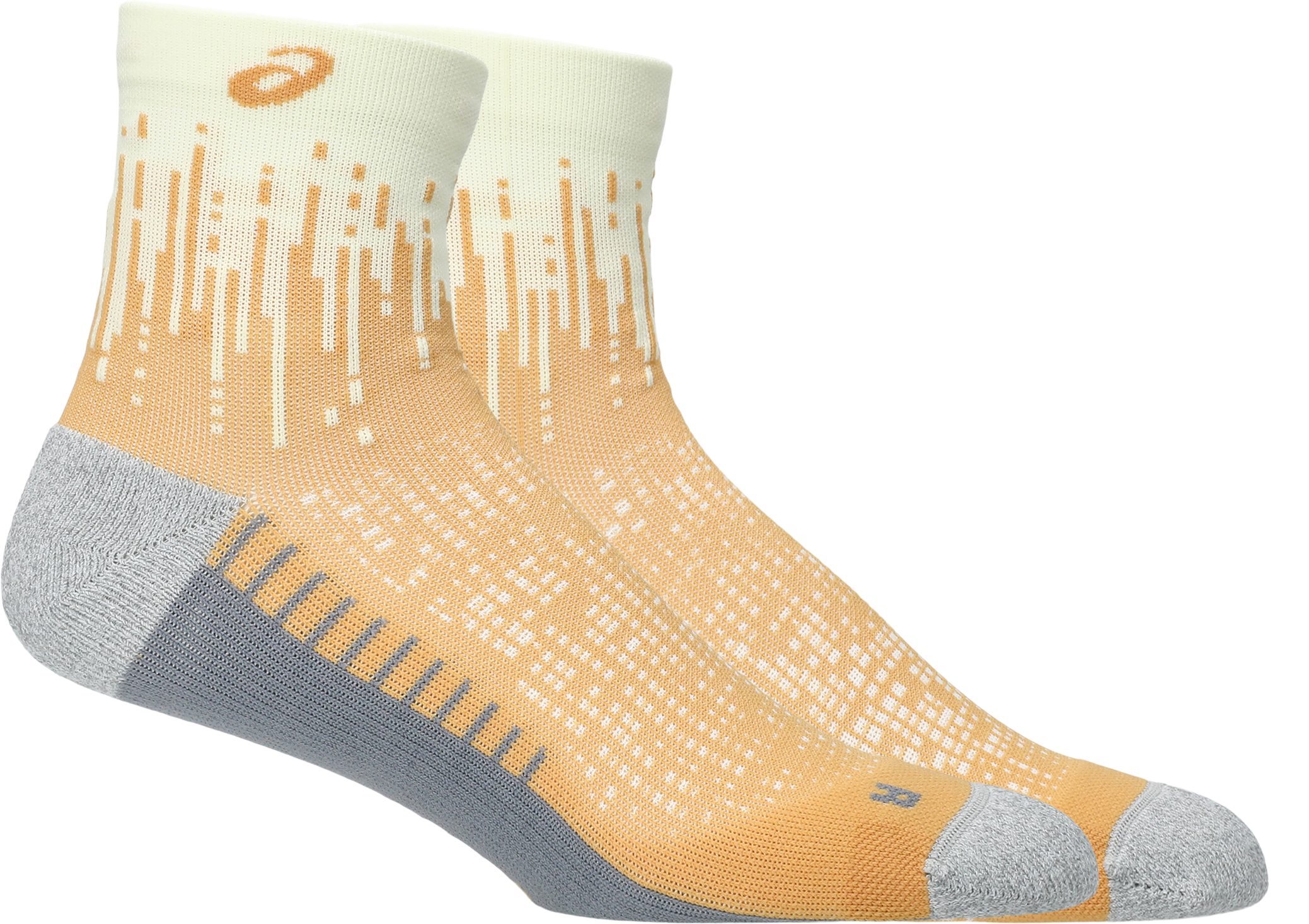 Asics Laufsocken PERFORMANCE RUN SOCK QUARTER OYSTER WHITE/SANDSTORM