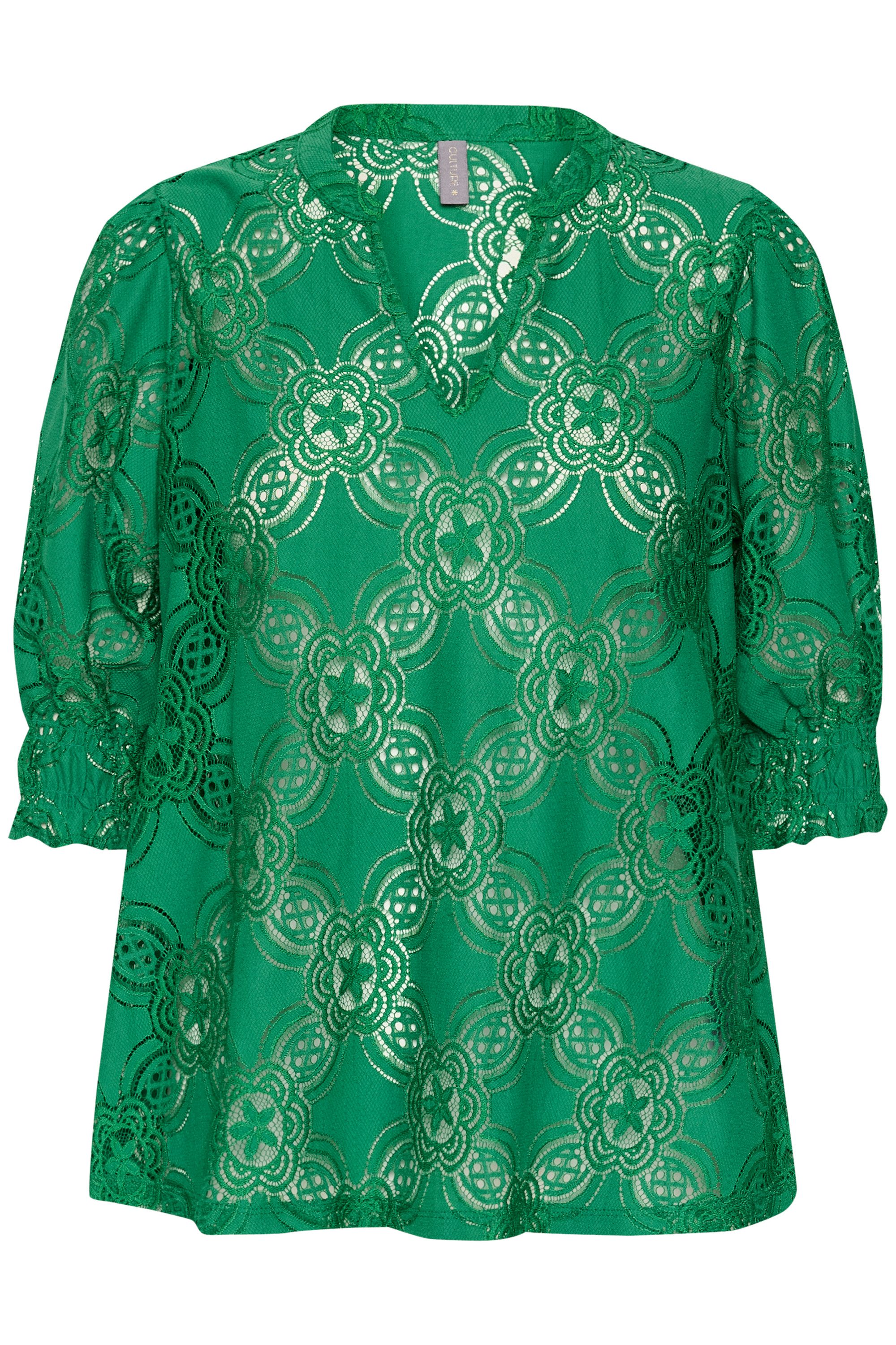 Langarmbluse Langarm-Bluse CUolu