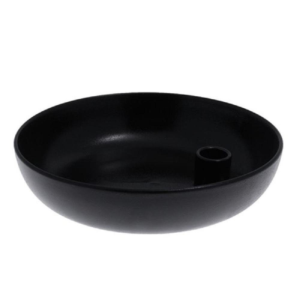 Storefactory Windlicht Kerzenleuchter Lidatorp Schwarz lackiert (26cm) günstig online kaufen