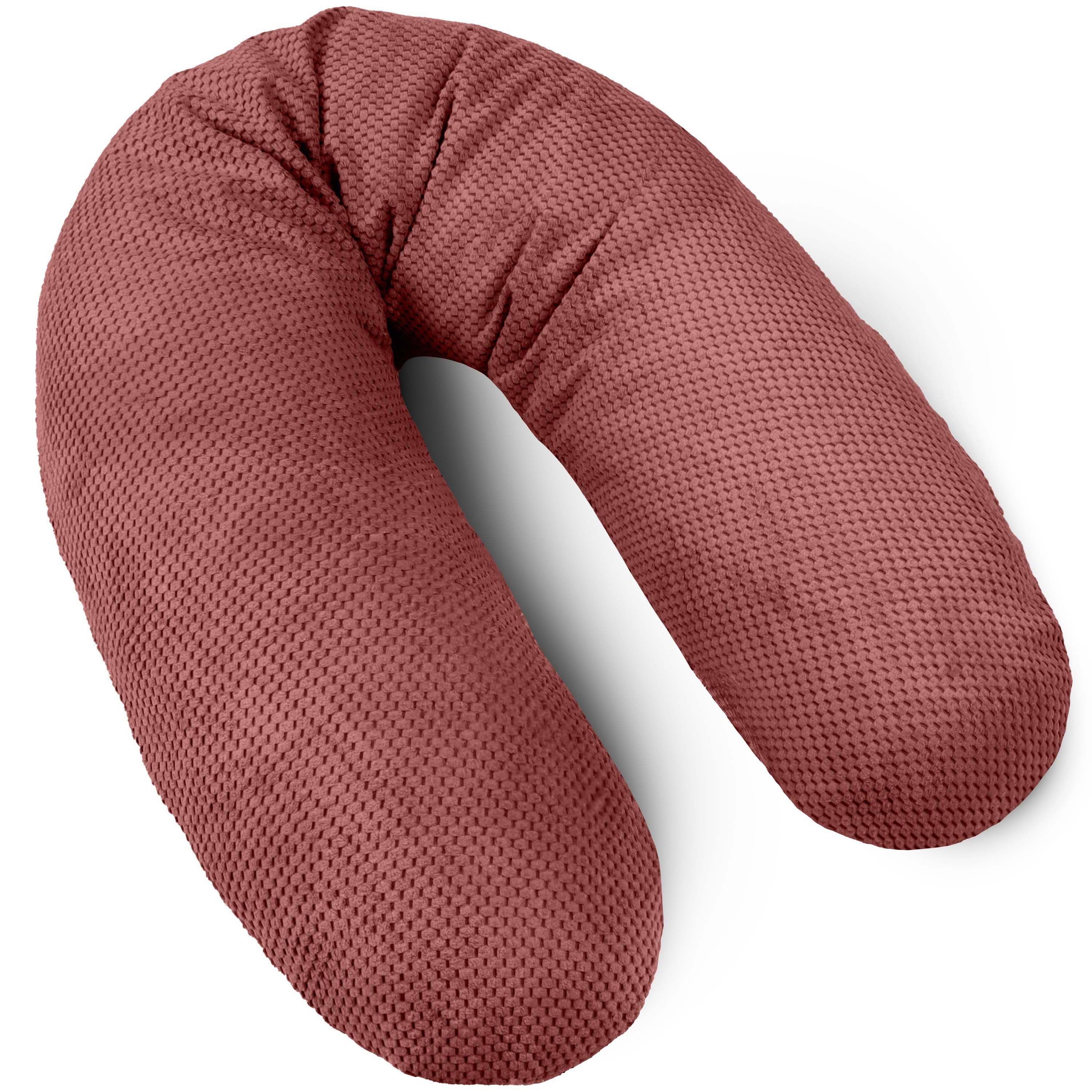 Stillkissen XXL 170 cm Schwangerschaftskissen Seitenschläferkissen U-Form