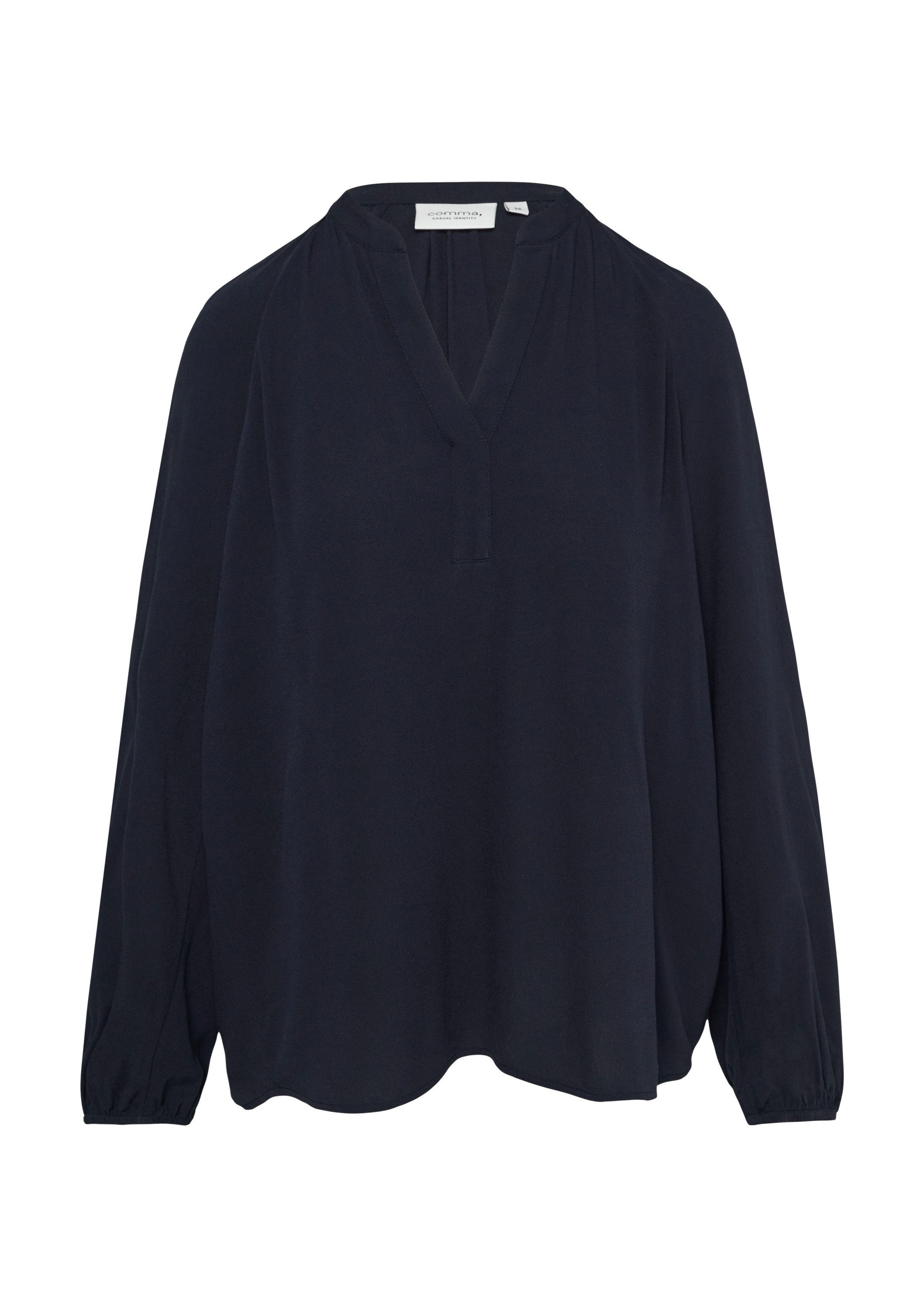 comma Langarmbluse Bluse Viskosebluse mit Raglanärmeln günstig online kaufen