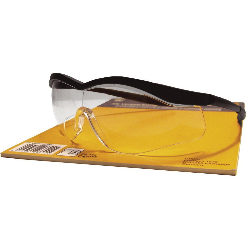 Vollsichtbrille 166-1 L+D Panorama Schwarz DIN Arbeitsschutzbrille 2668SB L+D Upixx Upixx EN