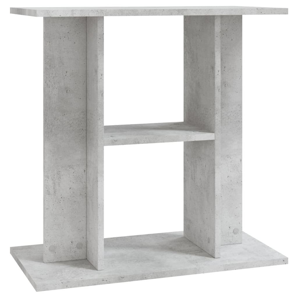 Aquariumunterschrank Aquariumständer Betongrau 60x30x60 cm Spanplatte Aquarium Unterstand T