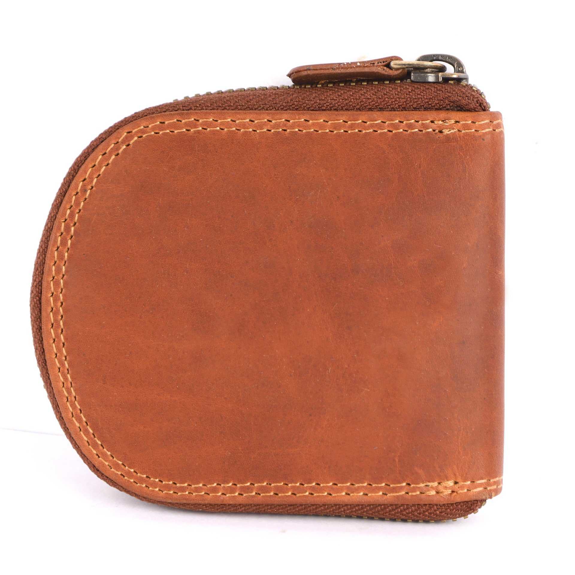 Benthill Mini Geldbörse Echt Leder Minibörse Münzen Börse Schüttelbörse Kleingeldbörse, Münzfach Reißverschluss