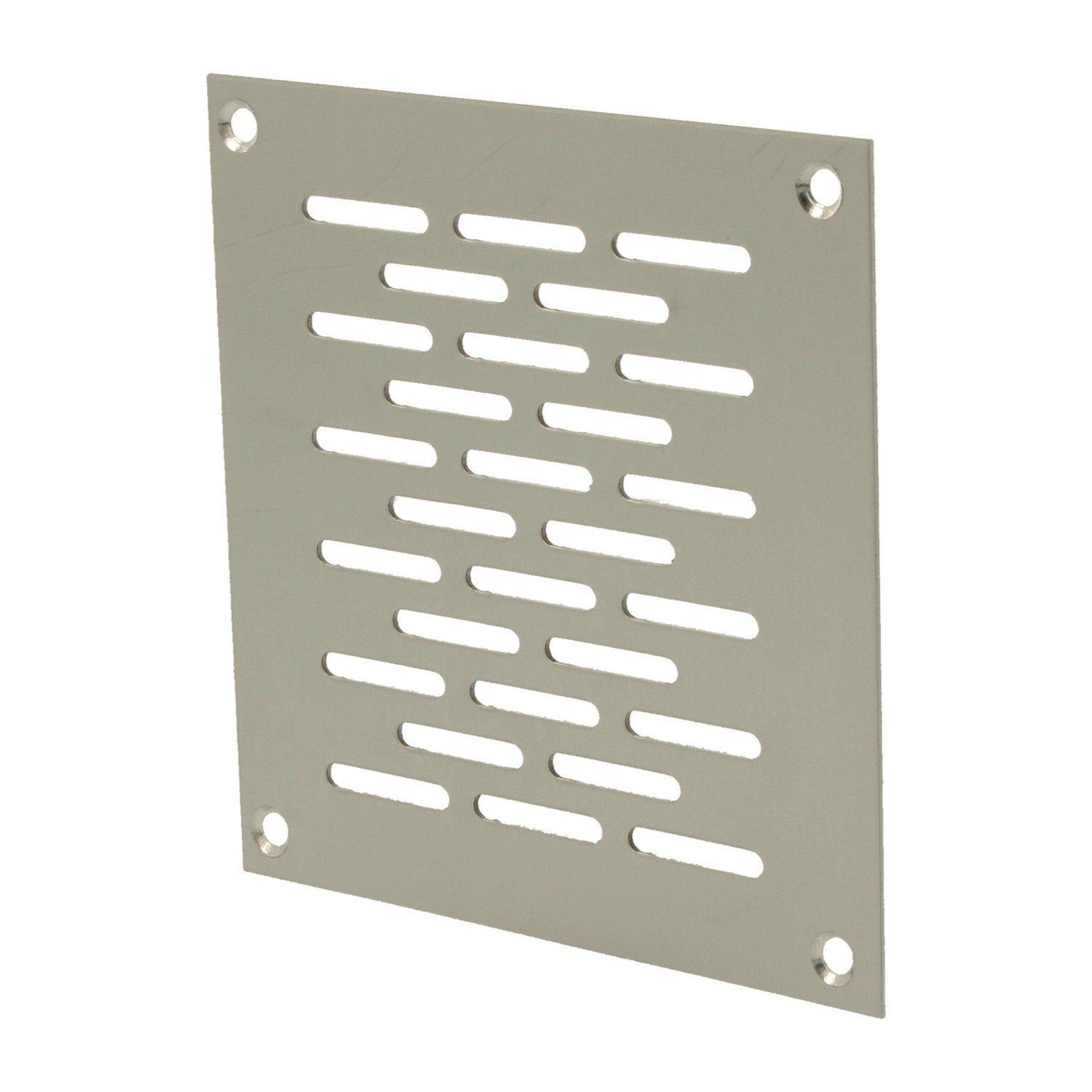 MS Beschläge Lüftungsgitter Aluminium Lüftungsblech Lochblech 100mm Breite