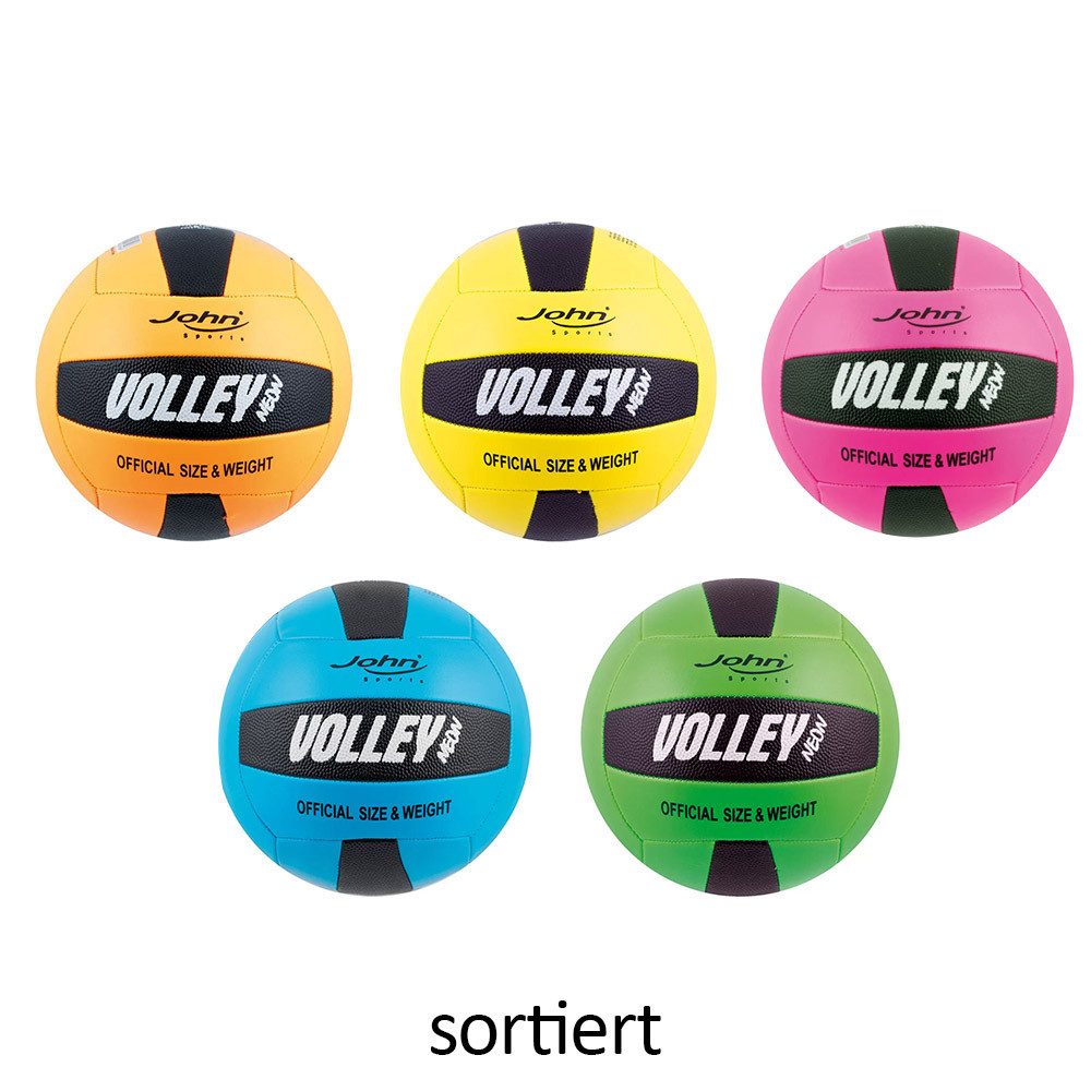 Volleyball John Volleyball Neon Größe 5 sortiert