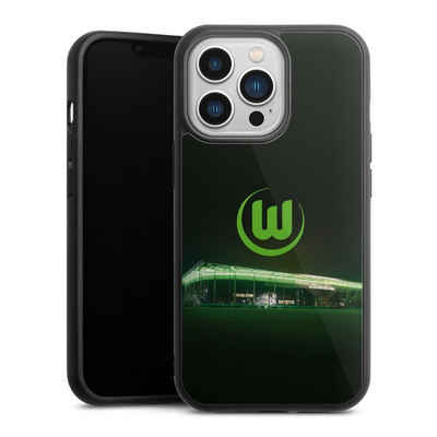 DeinDesign Handyhülle Offizielles Lizenzprodukt VfL Wolfsburg Stadion VfL Wolfsburg Stadion, Apple iPhone 13 Pro Gallery Case Glas Hülle